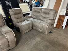 Load image into Gallery viewer, Laredo Springs Gray Power Reclining Sofa &amp; Loveseat – 2 Piece Set
