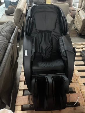 Insignia™ - 2D Zero Gravity Full Body Massage Chair - Black with silver trim