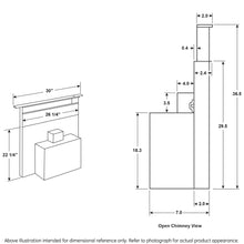 Load image into Gallery viewer, UVD6301SPSS official dimensions and installation diagram