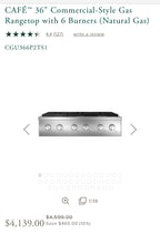 Load image into Gallery viewer, Café CGU366P2TS1 manufacturer product page
