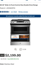 Load image into Gallery viewer, GE JGSS86SPSS manufacturer product page