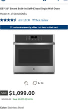 Load image into Gallery viewer, GE JTS3000SNSS manufacturer product page