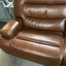 Load image into Gallery viewer, Real leather recliner sofa like new condition works